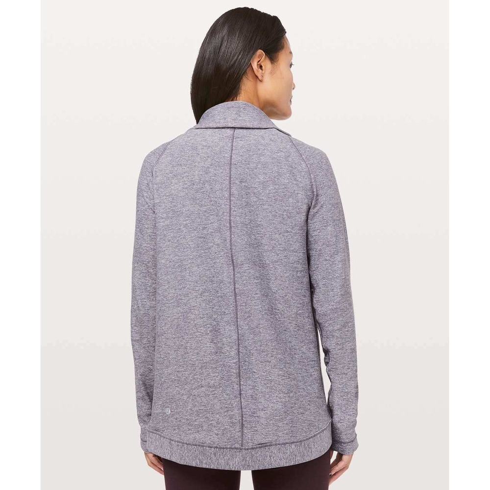 Lululemon Rulu Rally Wrap Heathered Graphite Purple Size 12 - Picture 3 of 10